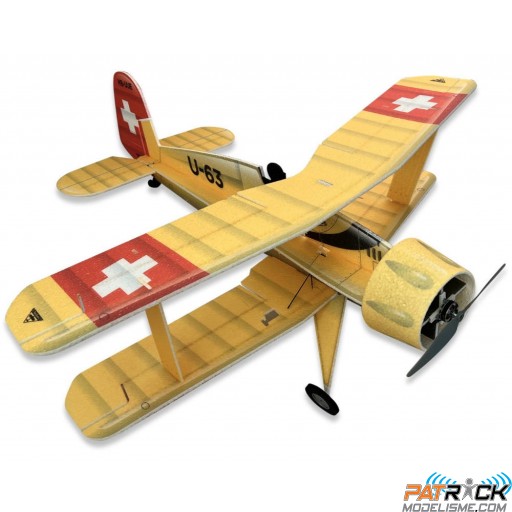 RC Factory Bücker Jungmeister (jaune) 775mm Kit