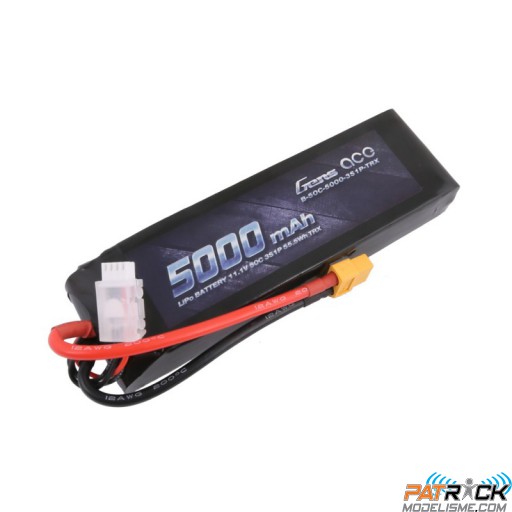 Accu LiPo GENS ACE 5000mAh 3S 11.1V 50C XT60