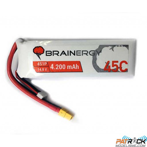 Accu LiPo BRAINERGY 4s1p 14,8V 4200mAh 45C XT60