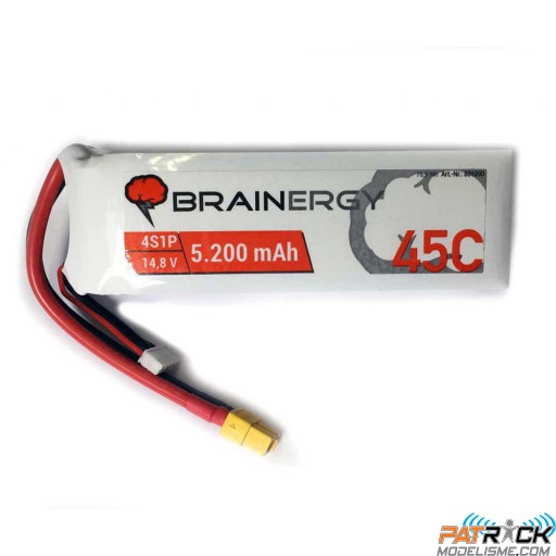 Accu LiPo BRAINERGY 4s1p 14,8V 5200mAh 45C XT60