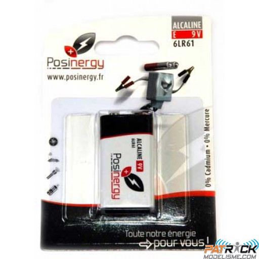 Pile Alkaline 9V format 6LR61
