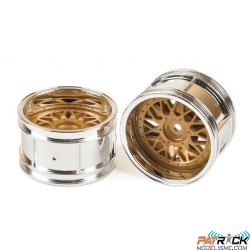 Jantes 30mm à flasque type BBS (2 pcs) 1/10 Tamiya