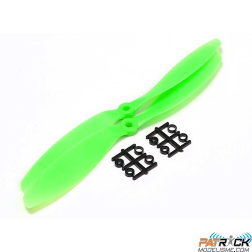 Hélice Gemfan Slow Fly vert – 9x4.7 (2 pcs)