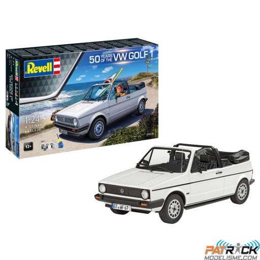 1/24e Revell Coffret cadeau «50 ans de la VW Golf 1»