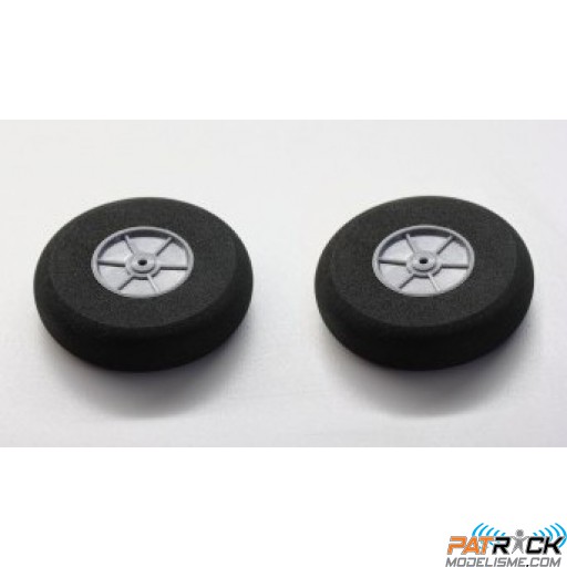 Roues mousses légères d'avions 80x24x4mm