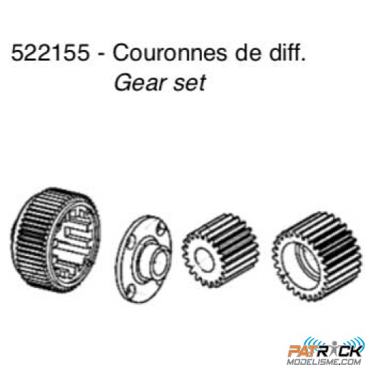 Couronnes de différentiel MHD 1/10