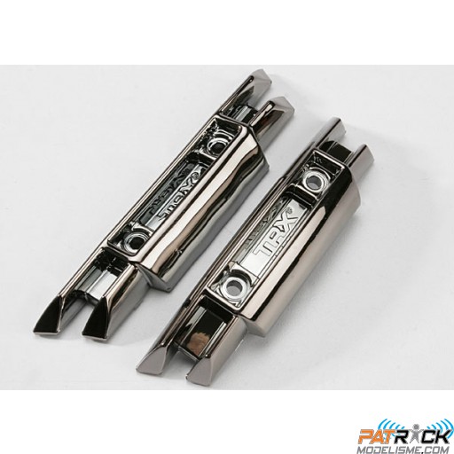 Pare-chocs avant arrière chromé noir Traxxas Revo 3.3 / E revo 2.0