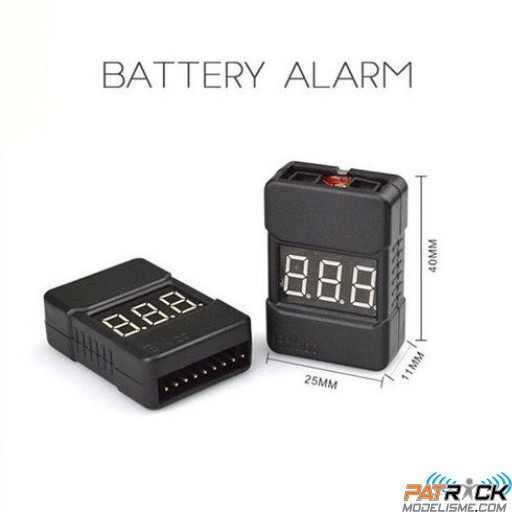 HotRc BX100 Testeur et buzzer 1-8s 