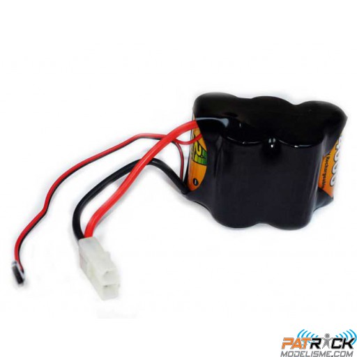 Accu NiMH A2pro Pack réception Sc-4000 mAh 6.0v JR+Tamiya