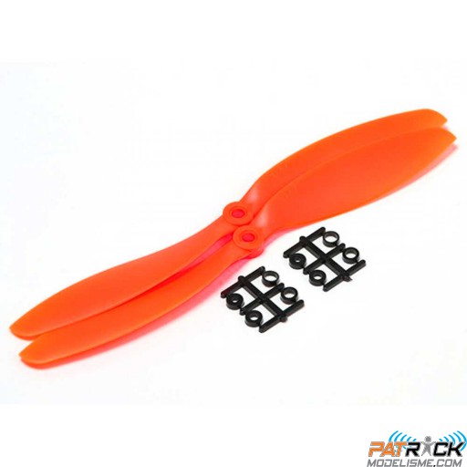 Hélice Gemfan Slow Fly propulsive orange – 9x4.7 (2 pcs)