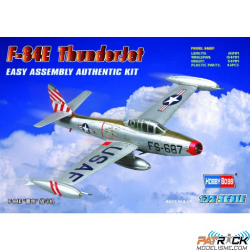 1/72e Hobby boss American F-84E Thunderjet