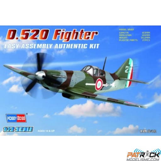 1/72e Hobby boss Dewoitine D 520