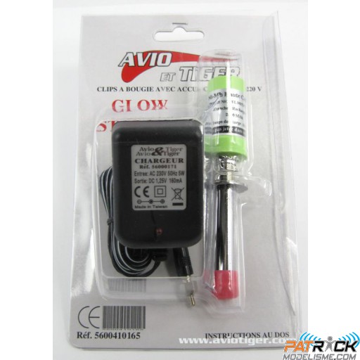 Chauffe bougie Accus 2400mAh et chargeur