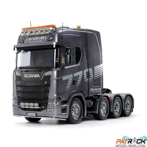 Tamiya Scania 770S 8X4/4 Gun Metal Edition - 1/14e Kit à monter SUR-COMMANDE
