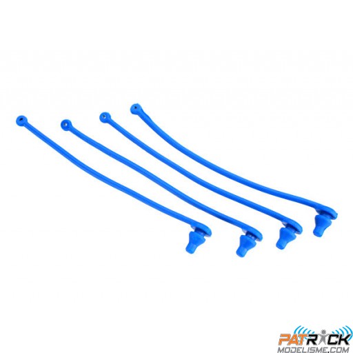 Attaches de clips carrosserie bleu pour SPARTAN/M41 et universels