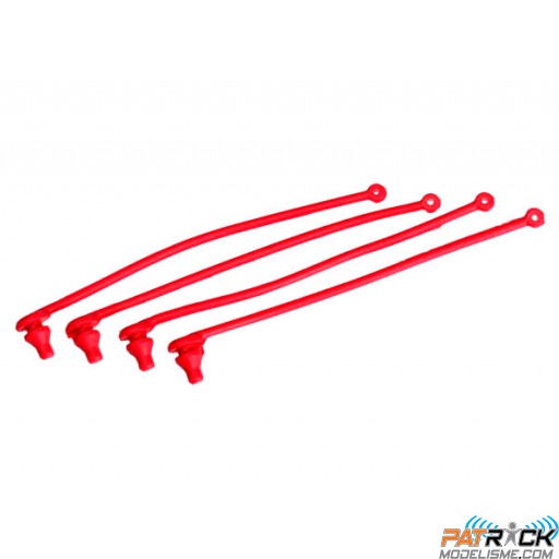 Attaches de clips carrosserie rouge pour SPARTAN/M41 et universels