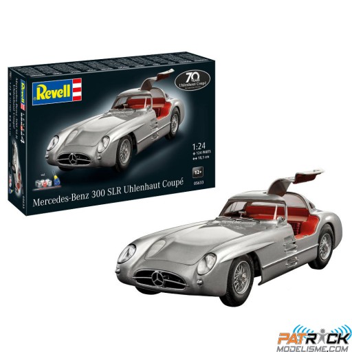 1/24e Revell Coffret cadeau Mercedes-Benz 300 SLR 70e anniversaire