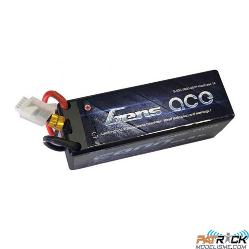 Accu LiPo GENS ACE 5800mAh 4S1P 14.8V 50C HardCase 14