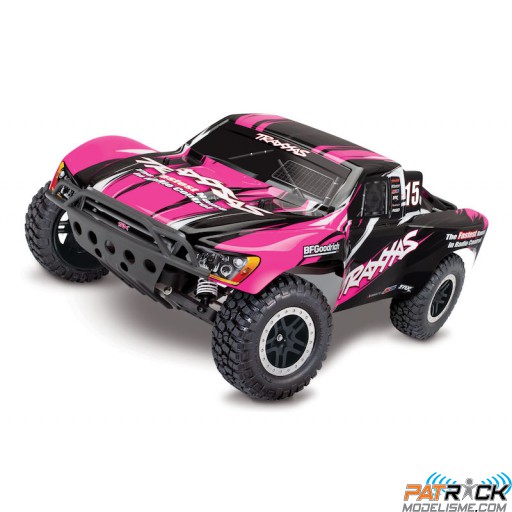 Traxxas SLASH 4x2 Rose - 1/10e Brushed + Accu/Chargeur