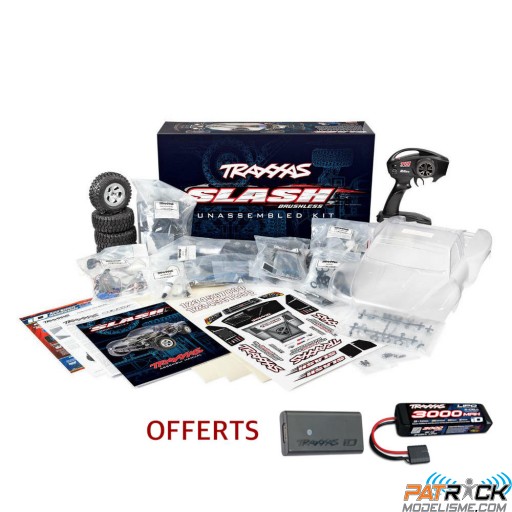 Traxxas SLASH 4x2 BL-2s Heavy duty 1/10e Brushless Kit à monter SUR-COMMANDE