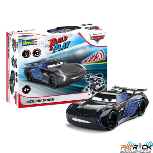 1/20e Revell "Build&Play" Jackson Storm Disney-Cars (Sons&Lumières)