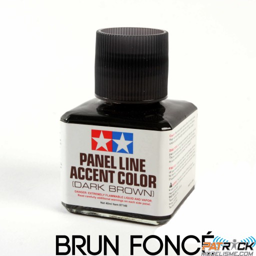 Tamiya Jus enamel Brun foncé 40ml