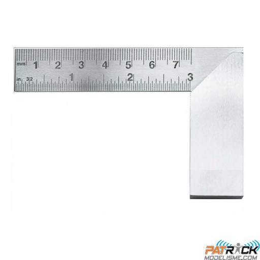 EXCEL Equerre acier inoxydable 76mm