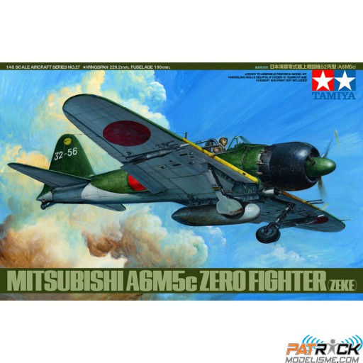 1/48e Tamiya Mitsubishi A6M5c type 52 zero fighter Kit CO127
