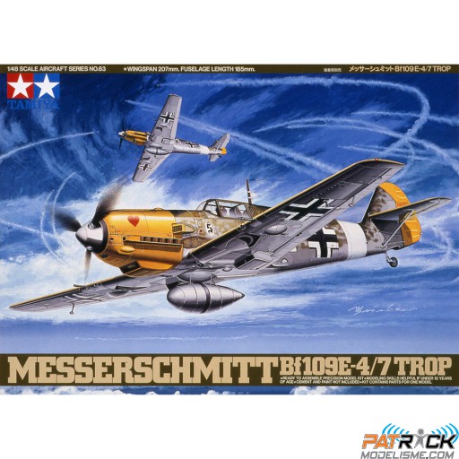 1/48e Tamiya Messerschmitt BF109E-4/7 Trop