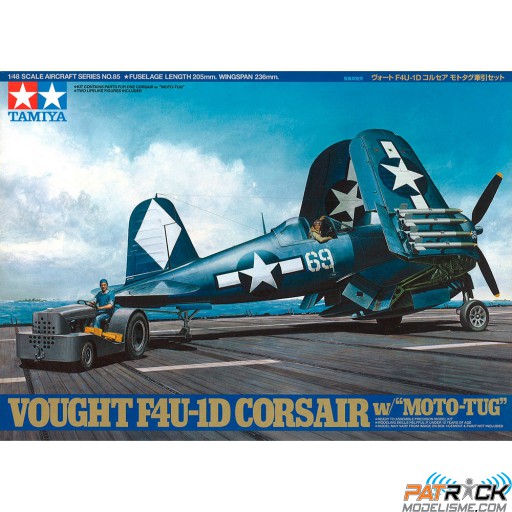 1/48eTamiya Vought F4U-1D Corsair - avec Moto Tug
