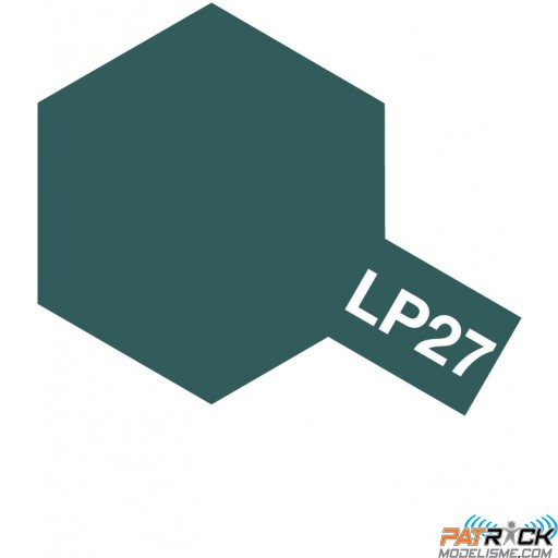 Pot de peinture laquée Tamiya LP-27 gris panzer 10ml