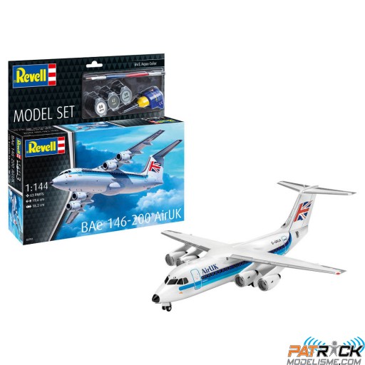 1/144e Revell Model Set BAE 146 (RJ85)