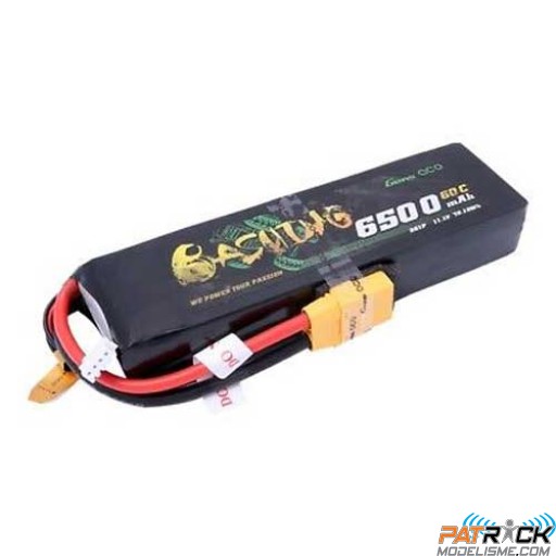 Accu LiPo BASHING 6500mAh 3S 11.1 60C XT90