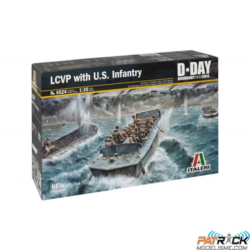 1/35e Italeri LCVP avec Infanterie U.S.