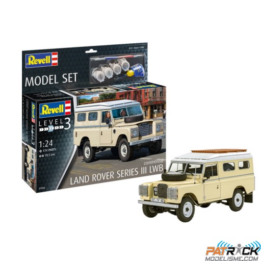 1/24e Revell Model Set Land Rover Series III LWB Commercial
