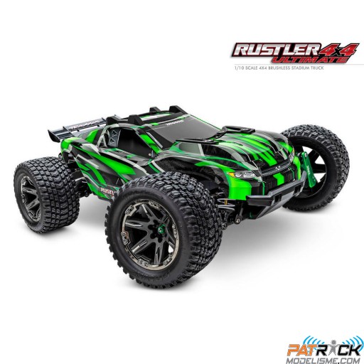 Traxxas Rustler 4x4 ULTIMATE EDITION 1/10e Vert SUR-COMMANDE