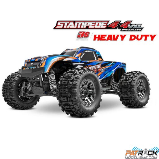 Traxxas Stampede 4x4 VXL 3S + HD PARTS Orange