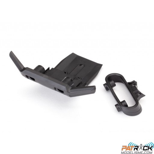 Pare-choc avant + Support - Rustler 4X4 VXL