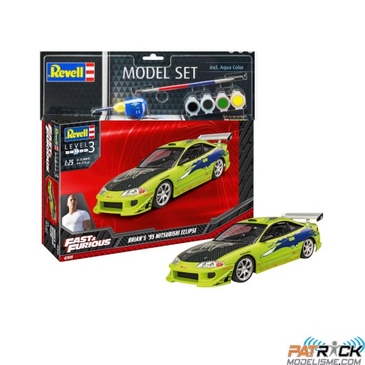 1/25e Model Set Fast & Furious Brian's 1995 Mitsubishi Eclipse
