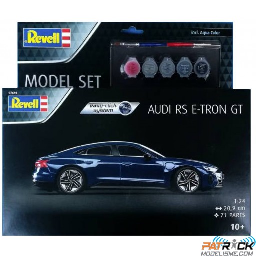 1/24e Revell Model set Audi E-tron GT Easy click system
