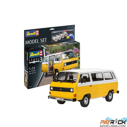 1/24e Revell Models Set Wolkswagen T3 Bus