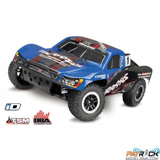 Traxxas SLASH 4x4 VXL Brushless TSM OBA ID Bleu 1/10 sans accu/chargeur 