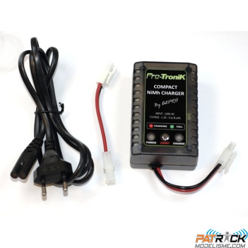 Chargeur A2pro NiMh 220V / 1.3A / 5 à 8 éléments