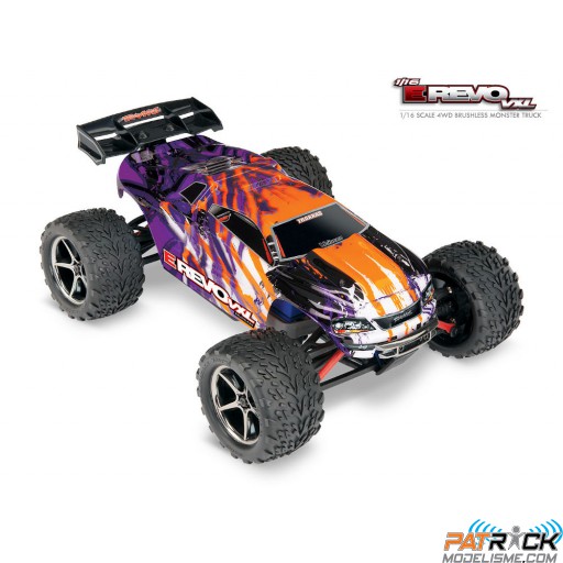 Traxxas E Revo VXL Brushless 1/16e VIOLET + Accu/Chargeur