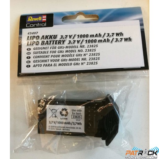 Batterie 3,7v Li-ion 1000mah Revell Icon (23825)