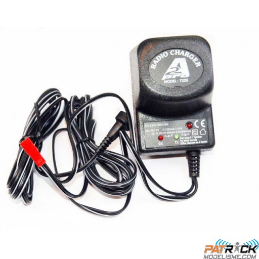 Chargeur A2pro Radio NiMh 200MAH - TX/ Futaba/ JR/ Spektrum et RX BEC