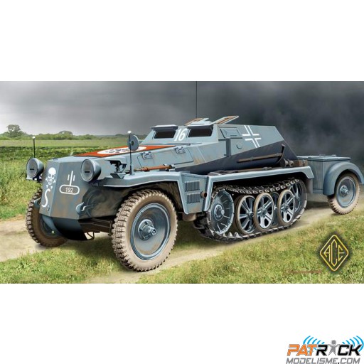 1/72e Ace Models Sd.Kfz.252 Transport de munitions avec remorque