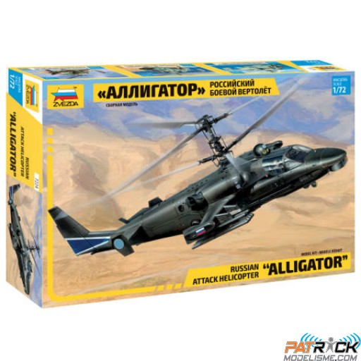 1/72e Zvezda KA-52 "Alligator" Russian attack helicopter