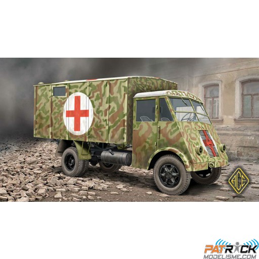 1/72e Ace Models Ambulance AHN Renault 3.5T France 1940