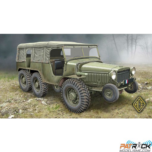 1/72e Ace Models Tracteur d'artillerie W-15T Laffly Hotchkiss 6X6 Armée Française 1940
